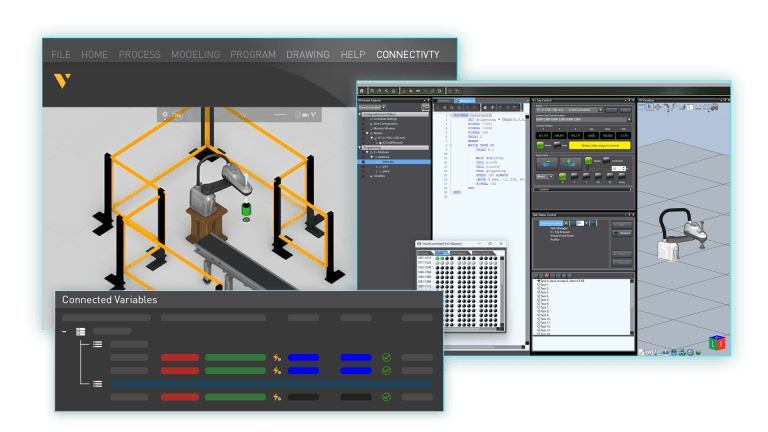 Enhanced OMRON Robot Connectivity in new Visual components 4.10 release